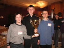 Победители NEERC-2007 - Команда SPb IFMO 1: Дмитрий Абдрашитов, Дмитрий Паращенко, Фёдор Царёв.